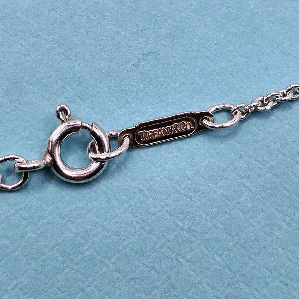 RARE Vintage 1991 Tiffany & Co. Sterling Silver Bucket Shovel Pendant Necklace.